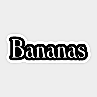Bananas 1971 Sticker